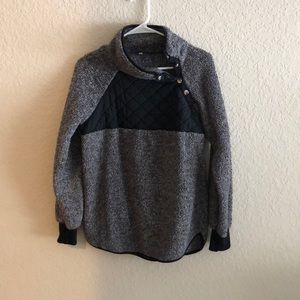 Soft button up sweater